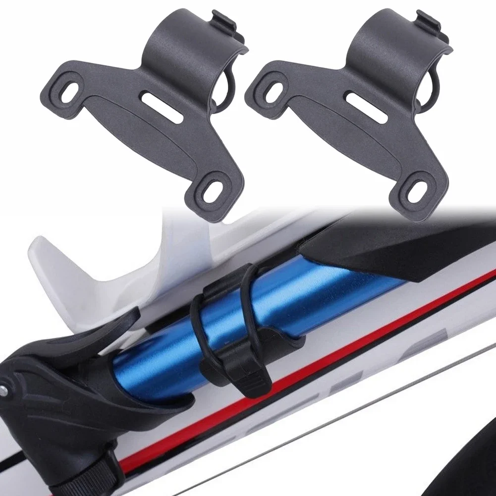 Bike Pump Frame Mount - 2pcs Bicycle Pump Holder Portable Silicone
