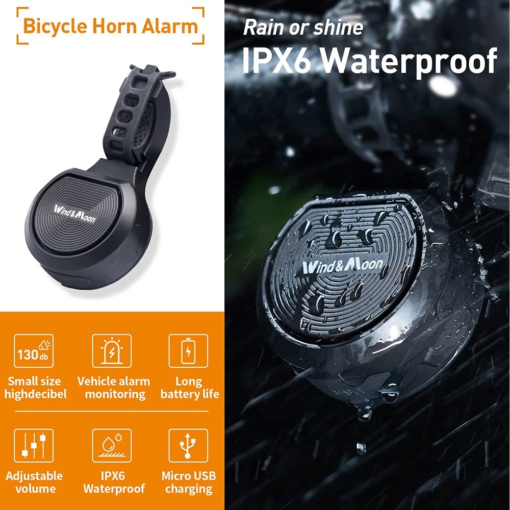 Bell Handlebar Ring - Bicycle Electric Horn Alarm Bike Bell