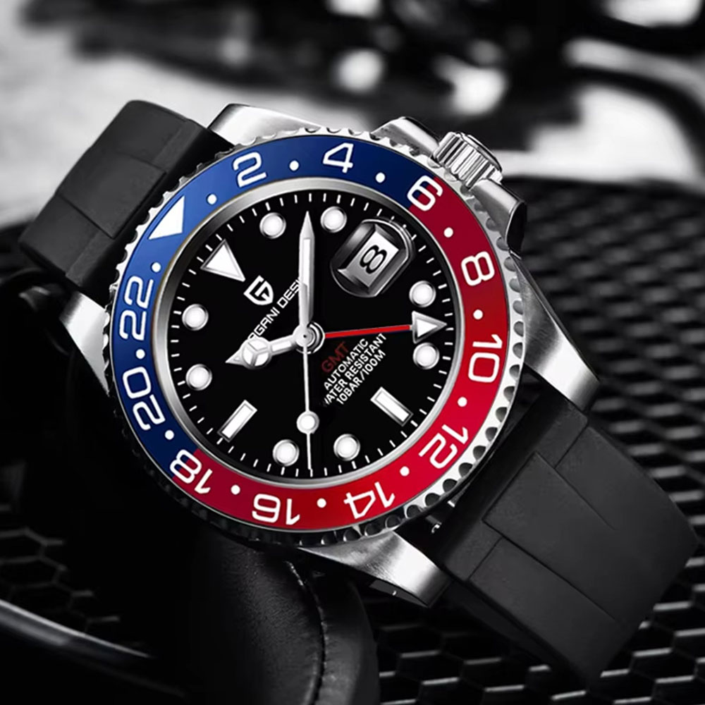 40mm PAGANI DESIGN GMT Men Wat - Cycling Zones recension och pris