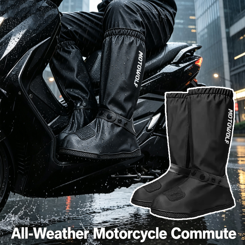 Outdoor commuting Tube Rain Sh - Cycling Shoes For Commute recension och pris