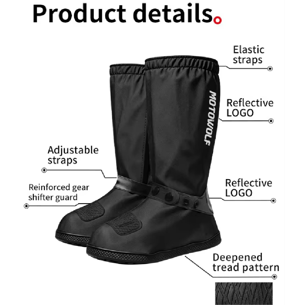 Outdoor commuting Tube Rain Sh - Cycling Shoes For Commute recension och pris