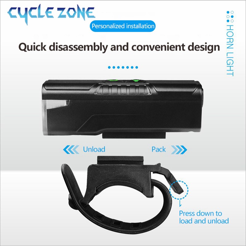2-in-1 Bicycle Horn Light TYPE - Cycling Zones recension och pris