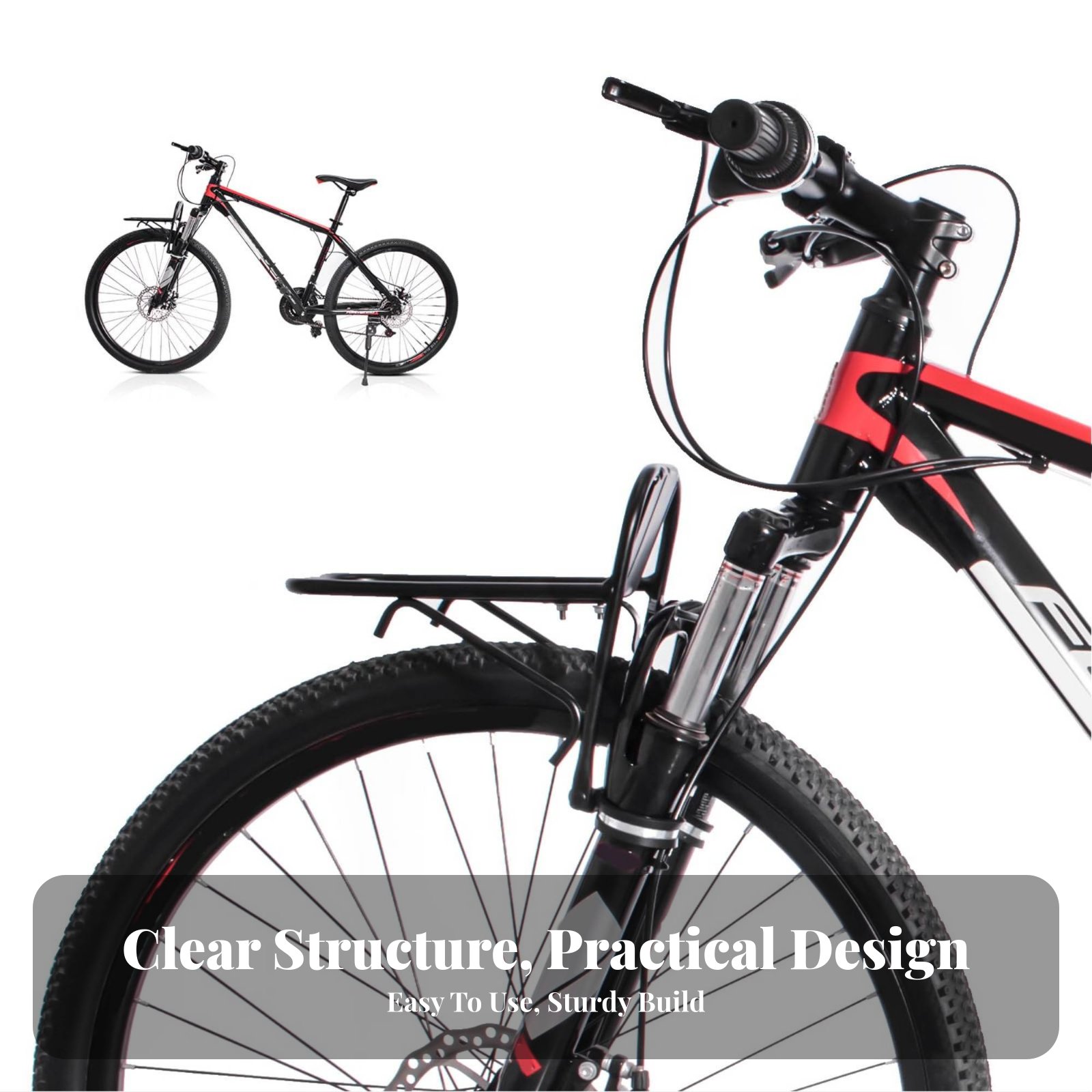 Cycle Front Rack Aluminum Allo - Cargo Rack Aluminum recension och pris