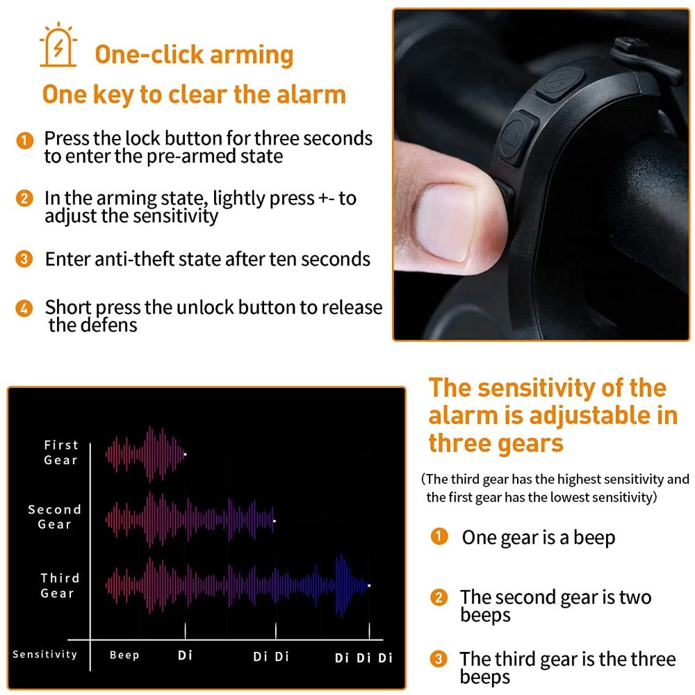 Bicycle Electric Horn Alarm Bi - Bell Handlebar Ring recension och pris