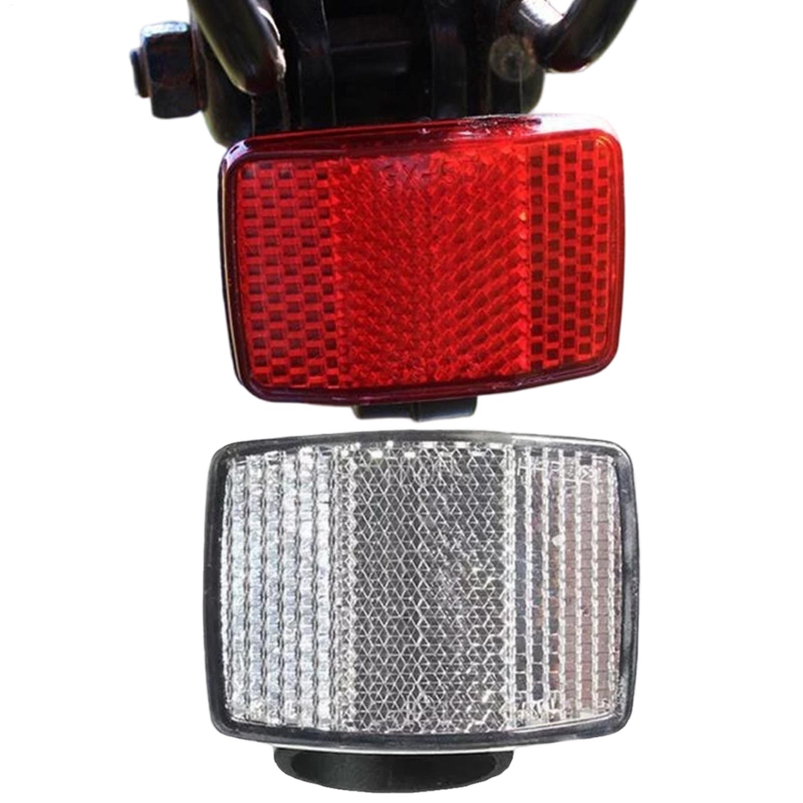 2 Pcs Bike Front Rear Reflecto - Cycling Commute Gear recension och pris