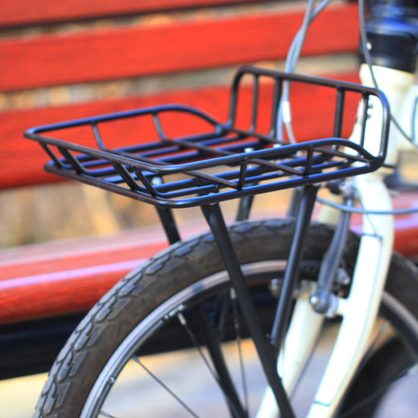 Quick Release Front Bike Baske - Cargo Rack Aluminum recension och pris