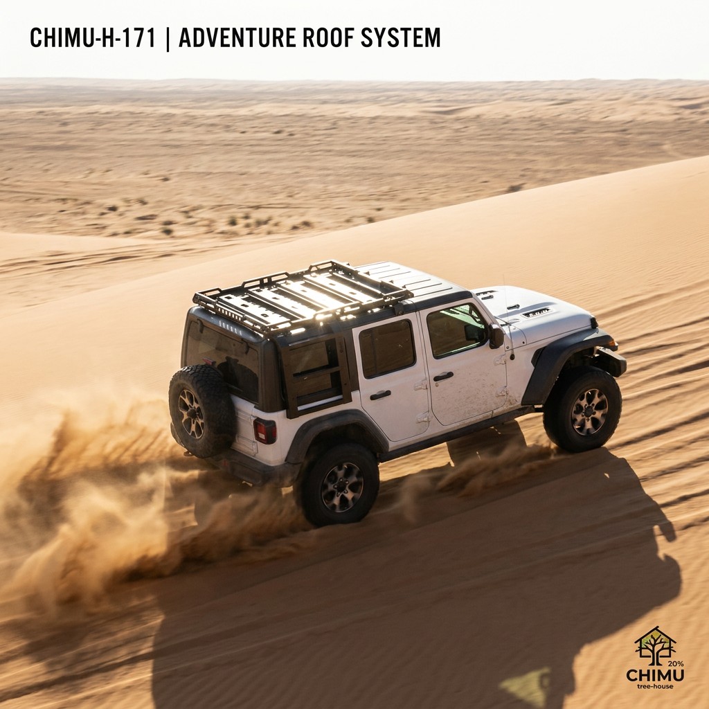 【CHIMU HOME】 for Wrangler JL J - Cargo Rack Aluminum recension och pris
