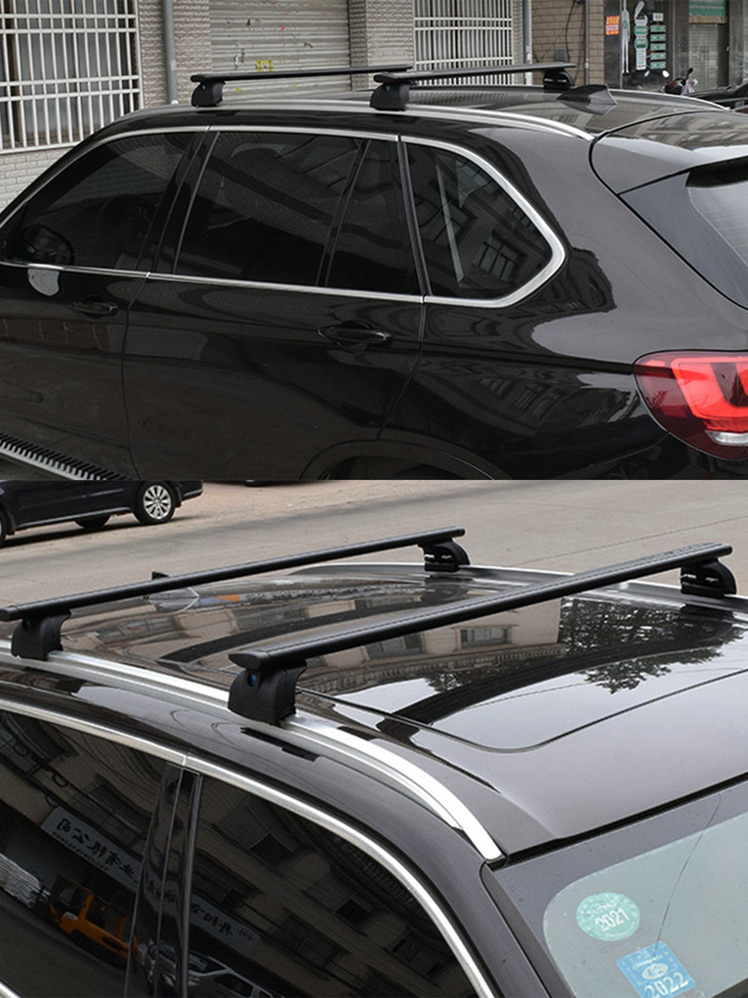 2PCS Aluminum Ajustable Crossb - Cargo Rack Aluminum recension och pris