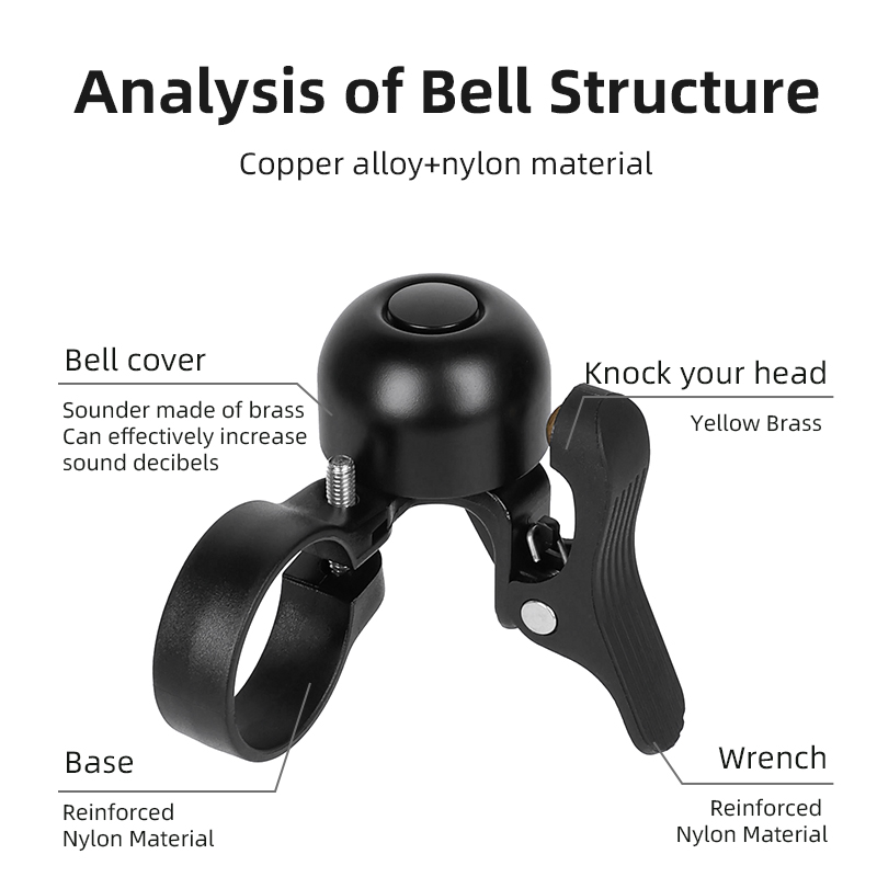 ESLNF Bicycle Bell for Road Bi - Bell Handlebar Ring recension och pris